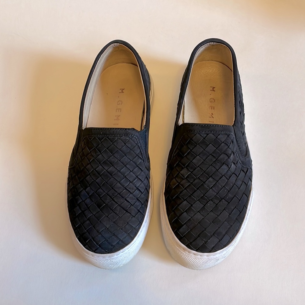 M. Gemi black slip on sneaker